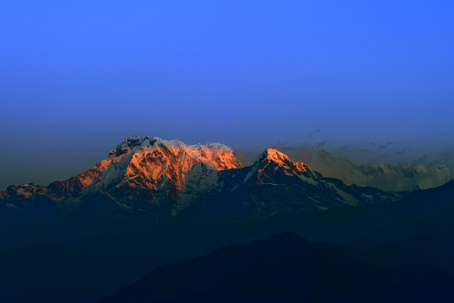 Early Morning Sunlight' (Dec 2009) - Sarangkot, Nepal