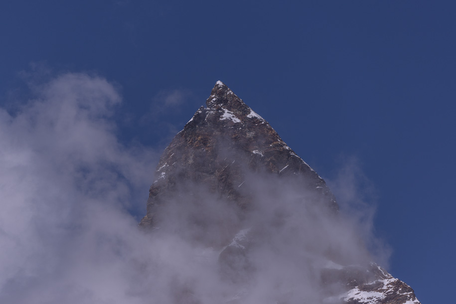 'Matterhorn Shrouded in Cloud' (Jun 2014) - Klein Matterhorn, Switzerland