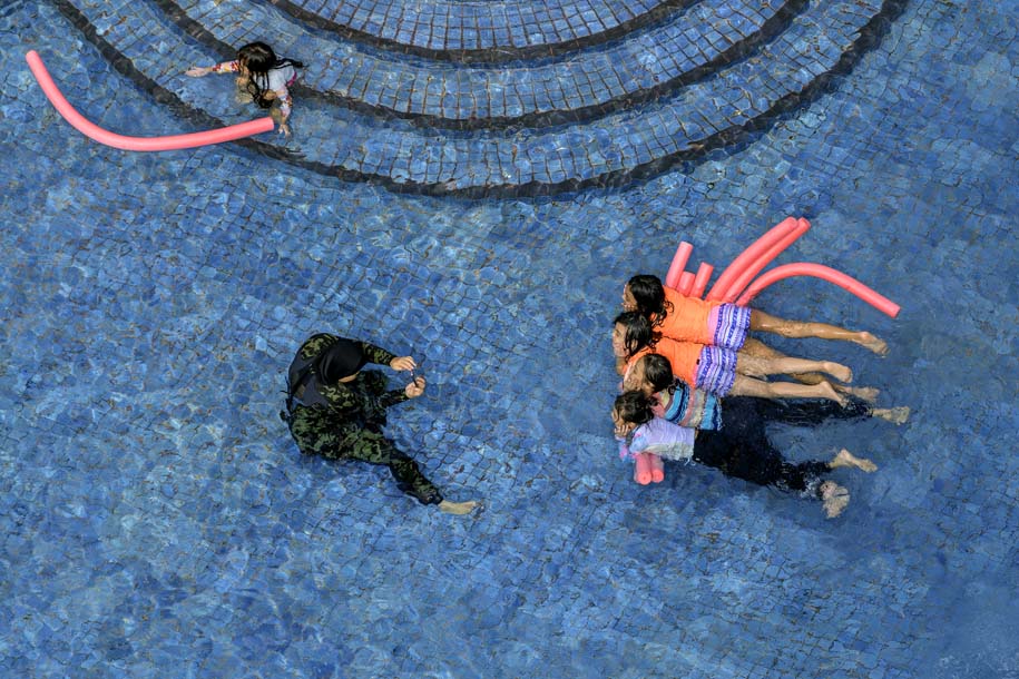 'Fun in Swimming Pool' (Jul 2022) - Stamford Road, Singapore