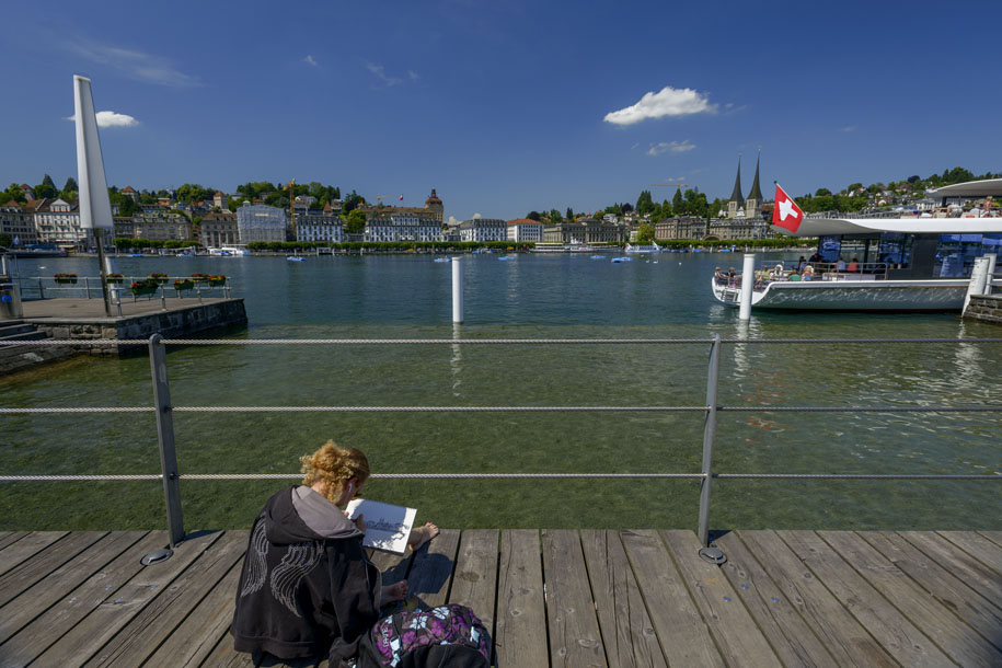'Artist at Work' (Jun 2014) - Lucerne, Switzerland